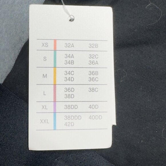 Auden Womens Size Medium Bralette Unlined Crossback Pullover Black New - Picture 11 of 11